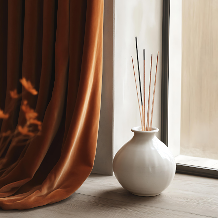 image d'un vase avec de l'encens
